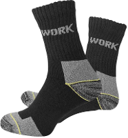 Leipold Doehle WORK 25774 43 46 Sokken Lang Maat: 43 46 3 paar
