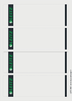 Leitz Ordneretiketten 1685 00 85 61 x 191 mm Papier Grijs Permanent 400 stuks