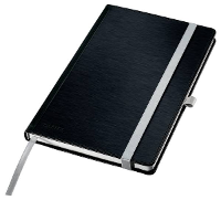 Leitz 44861094 Notitieboek Geruit Satijn zwart 80 vellen DIN A5