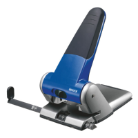 Leitz 51800035 Archiefperforator Blauw Instelformaat (max.): DIN A3 65 vel (80 g/m²)