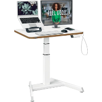 Leitz Ergo Elektrisch Zit Sta Bureau (80x60 cm) met sta op herinneringsfunctie tafel