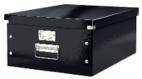 Leitz Opbergdoos 6045 Click & Store Zwart (b x h x d) 36.9 X 20 x 48.2 Cm 1 stuk(s)