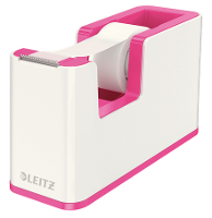 Leitz Plakbanddispenser WOW 5364 Wit, Pink Rolbreedte (max.): 19 Mm Rollengte (max.) 33 M