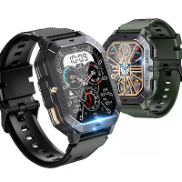 LEMFO C28 2,02 inch HD scherm 410mAh batterij bluetooth bellen hartslag bloeddruk bloedzuurstofmonitor slaapmonitoring s