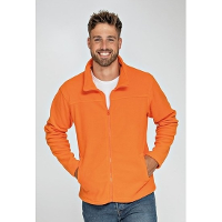 Fleece vest met rits Norway   oranje   voor volwassenen   winter trui