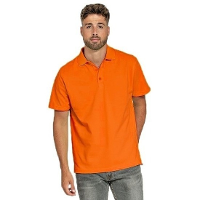 Oranje basic poloshirts