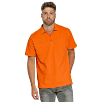 Polo shirt oranje voor heren
