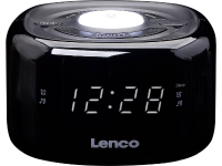 Lenco CR 12 FM Wekkerradio Zwart