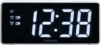 Lenco CR 30WH Wekkerradio VHF (FM) Wit