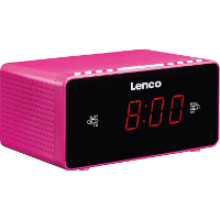 Lenco CR 510 Klokradio FM, 2x Alarm