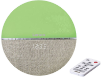 Lenco CRW 4CR FM Wekkerradio Bluetooth Sfeerverlichting Cream