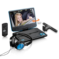 Lenco Lenco DVP 910BU   9 Zoll tragbarer DVD Spieler Draagbare TV met DVD speler
