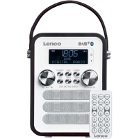 Lenco PDR 050TP DAB+ Zakradio AUX, Bluetooth Accu laadfunctie Taupe