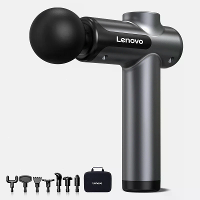 Lenovo Deep Tissue Massage Gun 8 Koppen 99 Snelheidsniveaus met Draagtas LCD scherm & 13kg Kracht Percussie Spierherstel