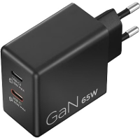 Lenovo Dual USB C (65W) GaN oplader