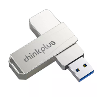 Lenovo ThinkPlus MU242 USB3.0 Flash Drive 32G 64G 128G 256GB Metalen Interface 360° Rotatie Snelle Gegevensoverdracht Dr