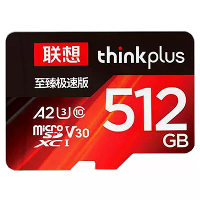 Lenovo Thinkplus Zhizhen Editie TF Geheugenkaart A2 V30 U3 Klasse 10 512GB/256GB/128G Leessnelheden tot 205MB/s Micro SD