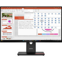 Lenovo ThinkVision T27 40 LED monitor Energielabel D (A   G) 68.6 Cm (27 inch) 16:9 6 ms DisplayPort, HDMI IPS LED