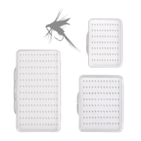 LEO Fly Fishing Box Slim Foam Insert Fishing Hook Case Fish Lure Box