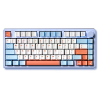 LEOBOG Hi8SE Aluminium Mechanisch Toetsenbord met Knop Drievoudige Modus 80 Toetsen RGB Gasket Mount Hot Swap Barbies Sc