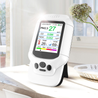 PM2.5 O₃ Ozon TVOC Luchtkwaliteit Tester USB Instrument 2.8 Lcd scherm Kooldioxide Formaldehyde Stofnevel Meter