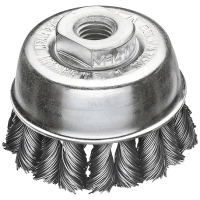 Lessmann Komborstel D.65Mm M14 draaddikte 0,5 mm sta 12500min  1 LESMANN Zopf Topfbürste Wechselzopfung Ø 65mm Stahldraht 0,50mm M14 482217WZ 1 stuk(s)