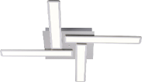 Leuchtendirekt Ada 11268 55 Led Plafondlamp 40 W Warm Wit, Neutraal Wit, Daglicht Wit Staal