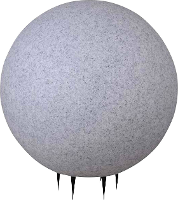 Leuchtendirekt Fadia 19235 15 Tuinlamp Steen Led, Spaarlamp E27 25 W Graniet Grijs (mat)