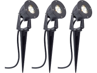 LeuchtenDirekt LOLA SPIKE LED tuinlamp 19733 18 Zwart
