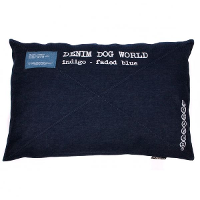 Lex&max Hoes Voor Hondenkussen Denim Dog World Indigo #95;_100x70 Cm