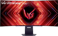 LG Electronics UltraGear 45GS95QX B Gaming monitor Energielabel F (A   G) 114.3 Cm (45 inch) 3440 x 1440 Pixel 21:9 0.03 Ms OLED