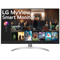 LG Smart 32SQ700S W ledmonitor 2x HDMI, USB C, HDR10, Wi Fi, LAN