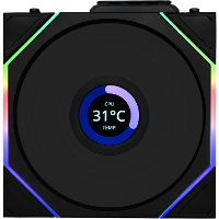 Lian Li UNI FAN TL LCD Wl Rev 120 bl (1p