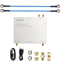 LibreCAL/LibreVNA 6GHz USB Vectof Netwerkanalyser 100kHz tot 6GHz Hoge Precisie 50Ω Dubbele Pooft SMA Connectof Draagbaa