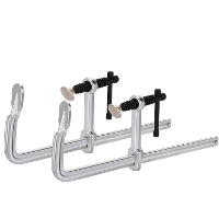 Lichte klemmen van gesmeed stalen strip voorzien van een sneldraaimechanisme   160x60mm/300x60mm geschikt voor lassen, h