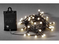Lichtketting Met Batterijen Buiten Werkt Op Batterijen 40 Led Warm Wit Verlichte Lengte: 3.12 M Konstsmide 3740 100