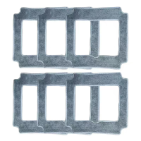 LIECTROUX 6 stks/set Robot Mop Doek Reinigingsdoekje YW509 Glazenwassen Decontaminatie Reinigingsdoekje