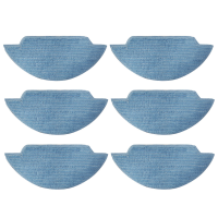 LIECTROUX 6 stuks raamreinigingsmoppen voor L200 Robot Robotstofzuiger