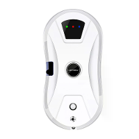 LIECTROUX YW610 Robot Raamreiniger 9.3Cm Compact Lichaam, Waternevel voor Ultra sterke Stofverwijdering, AI intelligente