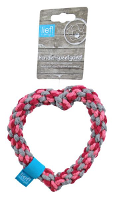 Lief! Flosstouw Hart Girls Beige / Roze 16 Cm