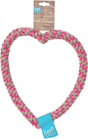 Lief! Flosstouw Hart Girls Beige / Roze #95;_30 Cm