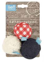 Lief! Speelballetjes Unisex voor de kat Per stuk