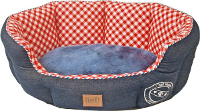 Lief! Pluche Slaapmand Unisex voor kat en hond 50 cm