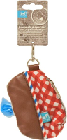 Lief! Poepzakhouder Met Poepzakjes Unisex Rood 9 Cm