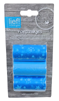 Lief! Poepzakjes 3 Rollen A 20 Stuks Boys Blauw 20 St