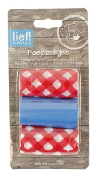 Lief! Poepzakjes 3 Rollen A 20 Stuks Unisex Rood 20 St