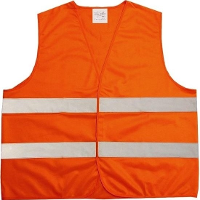 1X Oranje veiligheidsvest voor volwassenen
