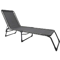 Ligbed Frejus   donkergrijs   30/73x53x196 cm   Leen Bakker