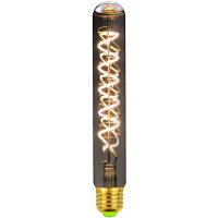 Verlichting Designer AC220 240V 2700K 4W Dimbaar T28 * 185mm Antieke Stijl Rokerig Grijs Glas LED Gloeilamp Edison Lamp