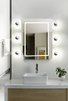 LightMe Aqua LM85640 LED wandlamp GU10 4.9 W LED Chroom